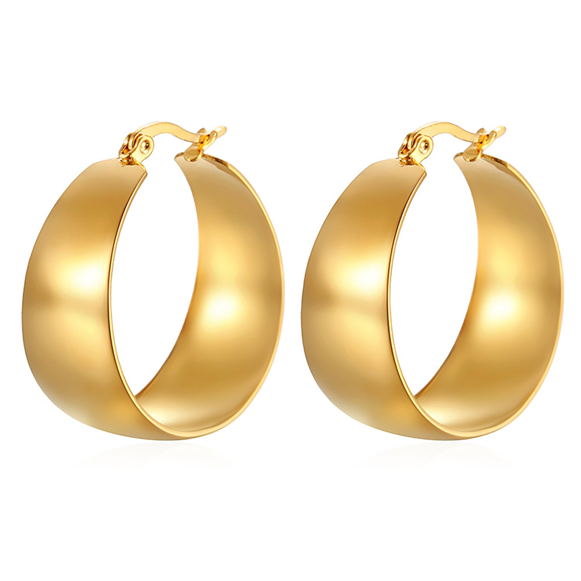 LKingel Gold Earrings for Women Trendy Chunky Gold Earring Gold Knot Earring Link Drop Dangle Earrings Statement Earring Prom Jewelry for Women Trendy