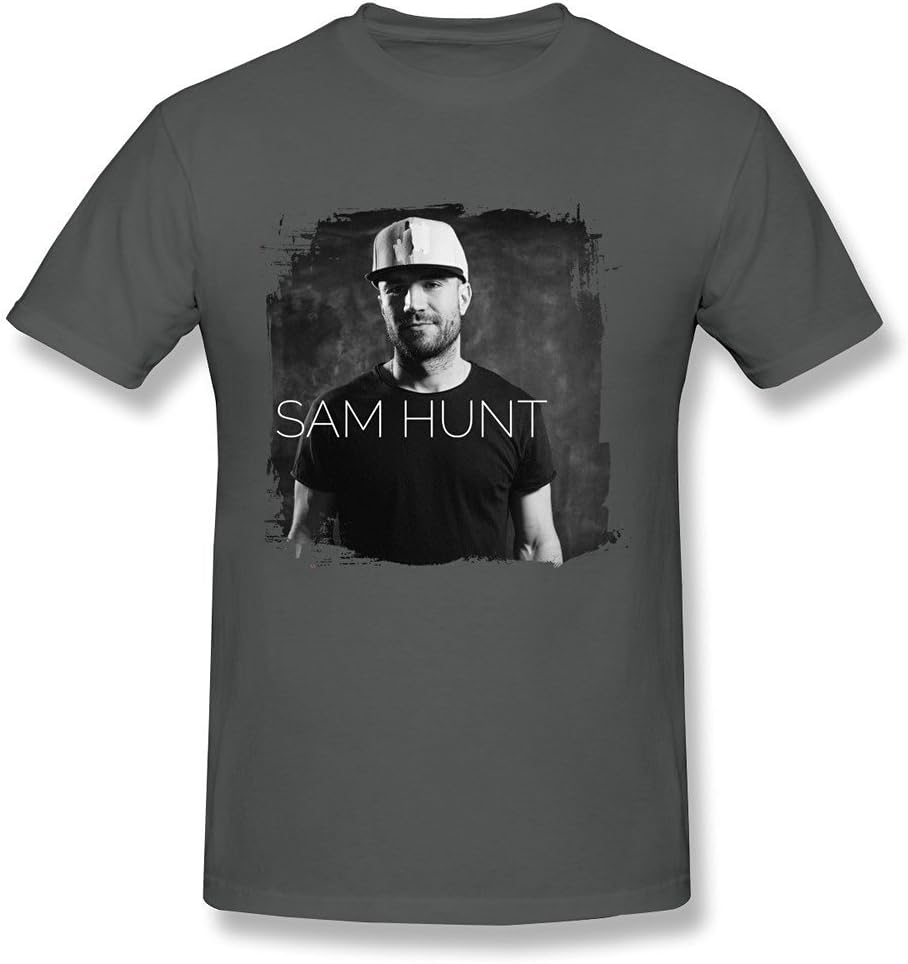 Meentre Men's Sam Hunt Singer T Shirt XL