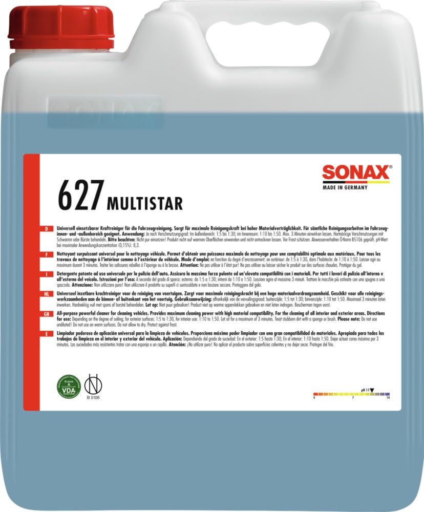 10 LITER SONAX SX MULTISTAR UNIVERSALREINIGER 627600