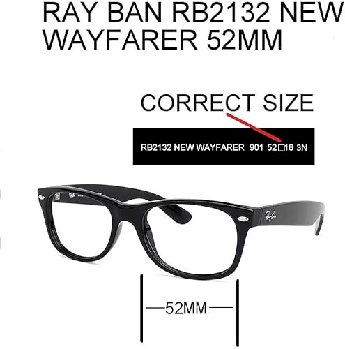 Miniatura 4 de Lentes Galaxy de repuesto para Ray-Ban RB2132 New Wayfarer Titanium 2.047 in (no 2.165 in) polarizadas 100% UVAB