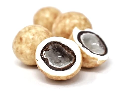 Andy Anand - Cordiales de crema de chocolate blanco con texto en inglés "Crème Bruleee" en caja de regalo y tarjeta de felicitación, cumpleaños, San