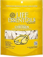 Vista 4 de LIFE ESSENTIALS BY CAT-MAN-DOO Pollo liofilizado totalmente natural para perros y gatos, sin rellenos, conservantes ni aditivos, sabrosa golosina