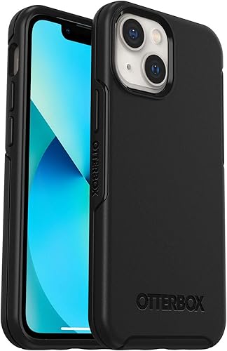 Miniatura 1 de OtterBox Symmetry Series - Funda para iPhone 13 Mini y iPhone 12 Mini (solo versión mini), embalaje no minorista, color negro