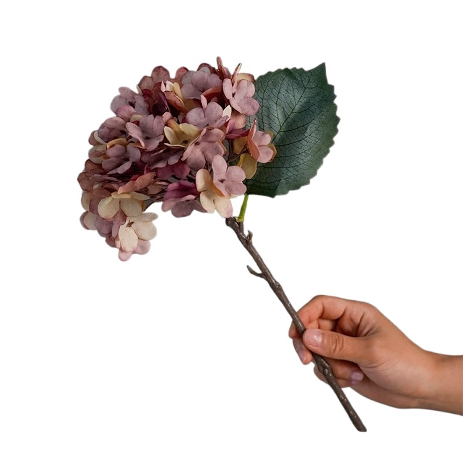 LuoAXINN Artificial Flower Branches 5PC Autumn Colored Embroidered Ball Artificial Flower Dining Table Decoration(Color4)