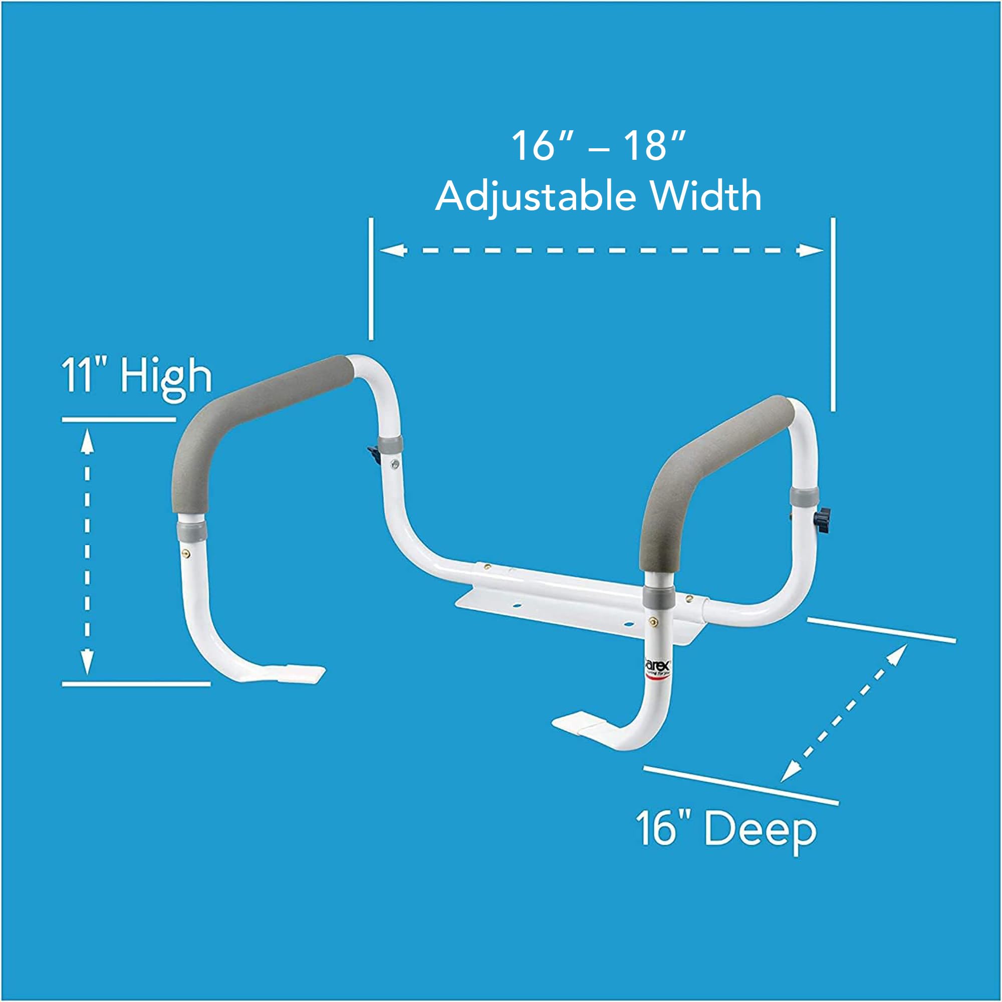 Toilet Safety Frame - Adjustable Grab Rail -7