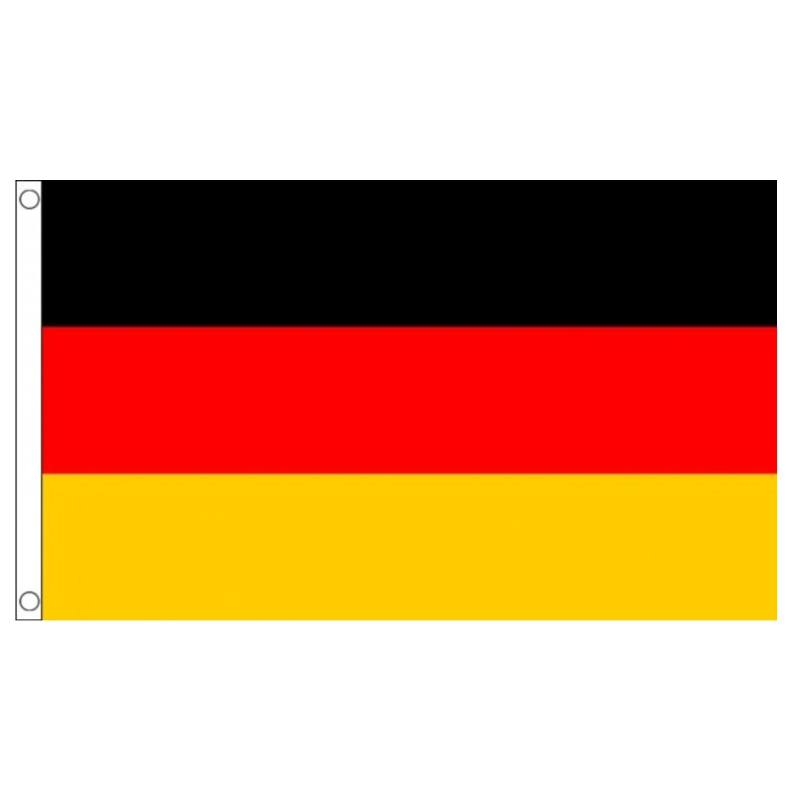 Flagtex Germany Flag Small 3ft x 2ft (90cm x 60cm), German National Flag for Garden Display Outdoor Polyester Flag