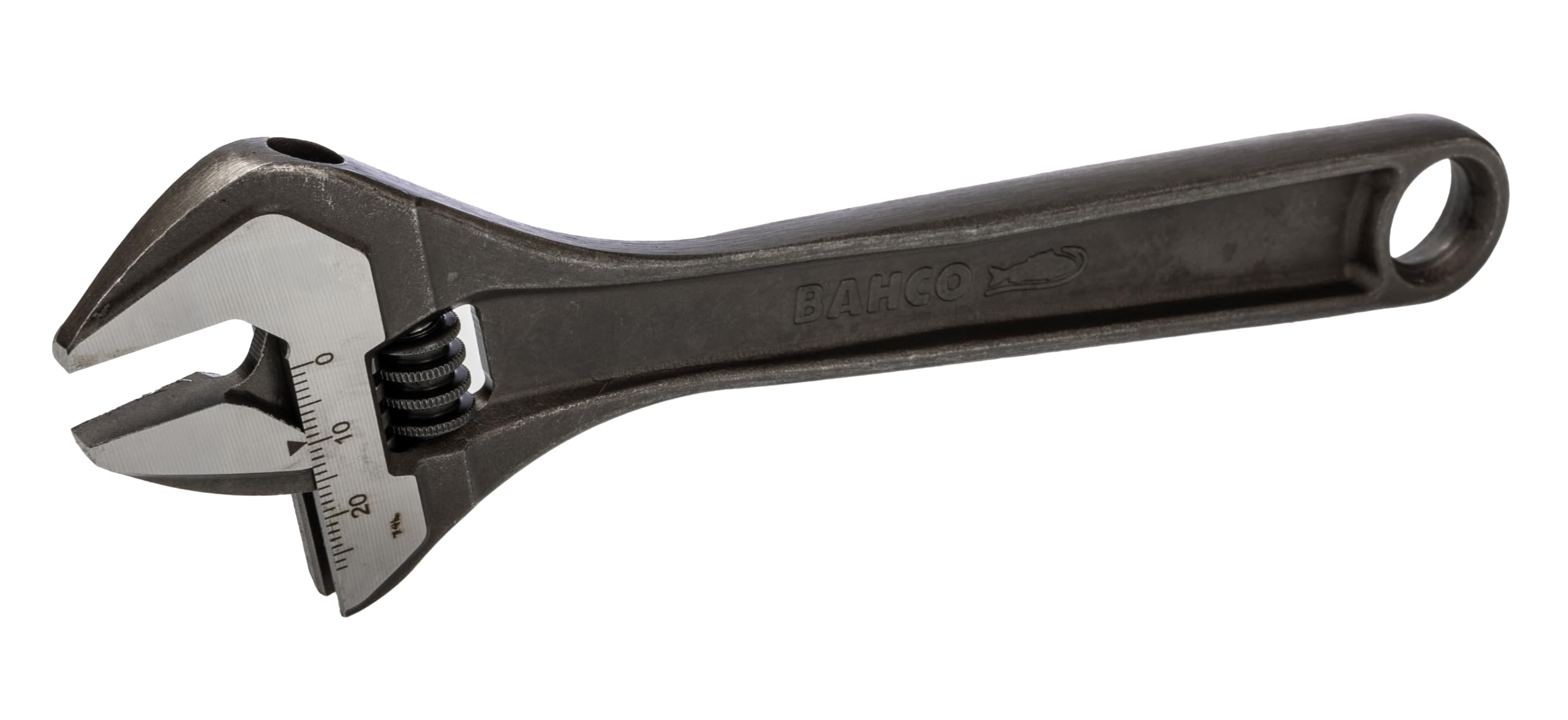 Bahco Adjustable Spanner, 205 mm Overall Length, 27mm Max Jaw Capacity