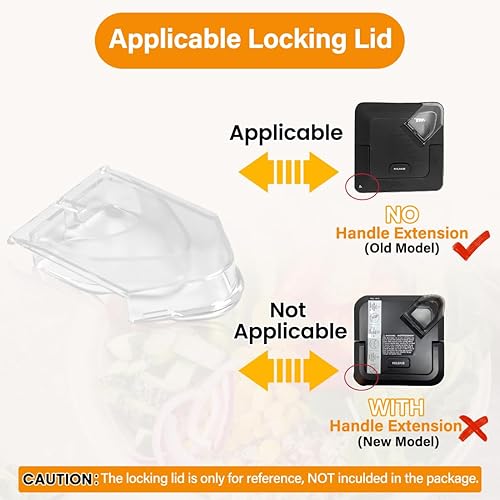 Miniatura 3 de Cubierta de boquilla de repuesto compatible con la tapa de la licuadora Ninja de 72 onzas tapa de repuesto para la boquilla de la licuadora Nin-ja