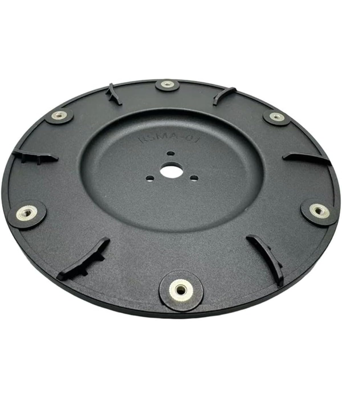 Rasenmäher-Klingen, Ersatzklingen, Rasenmäher Ersatzteile, Stahl, Kompatibel mit den Modellen Mammotion LUBA 1 AWD und LUBA 2AWD, Schwarz, 2 Stück