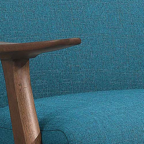 Lexicon Elle Accent Chair, For Relaxing, Arm Rest, Wood, Blue #TOP7