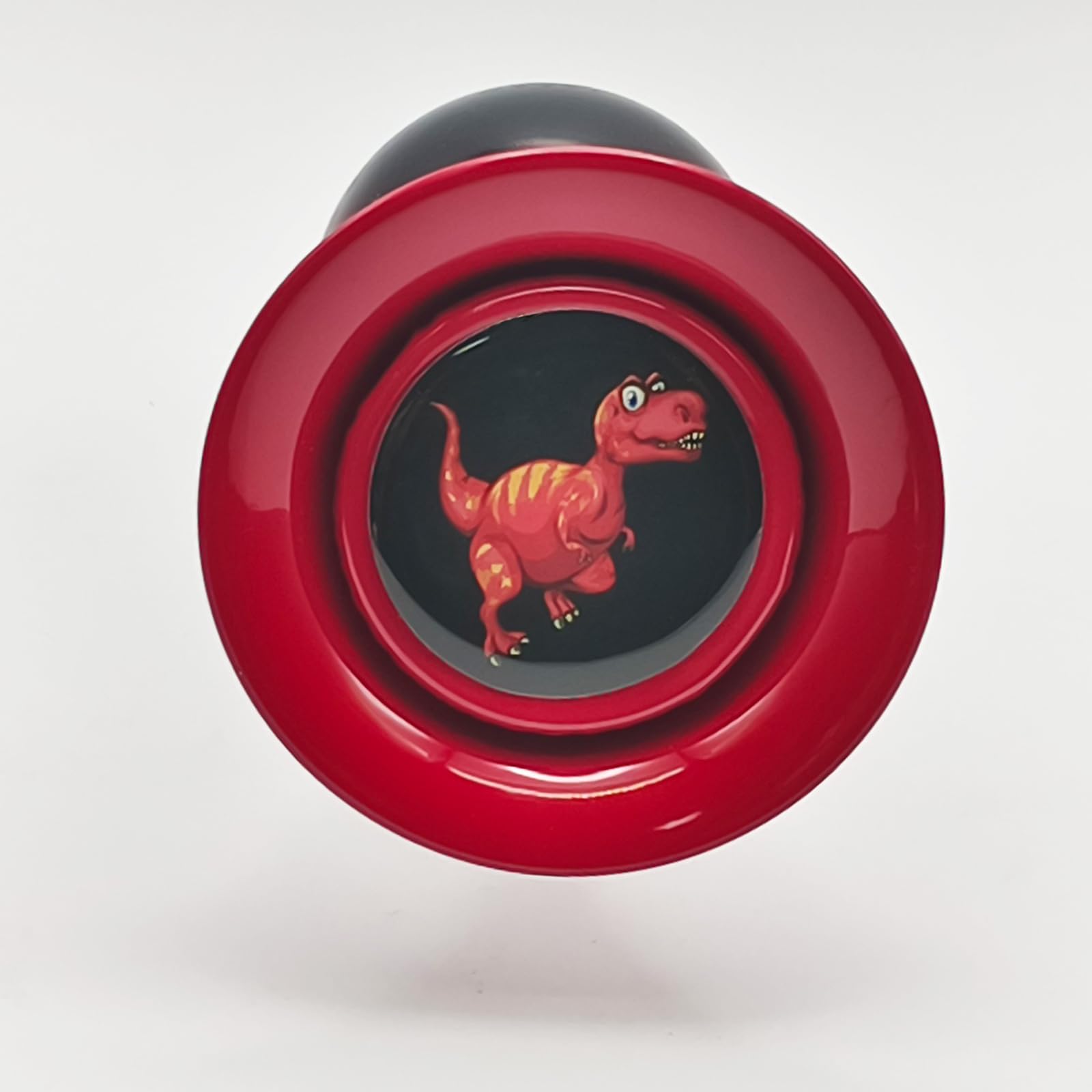 Corno Per Bici Bambini - Clacson Ad Aria Con Motivo Dinosauro/Sirena, Universale 22mm - Foto 4