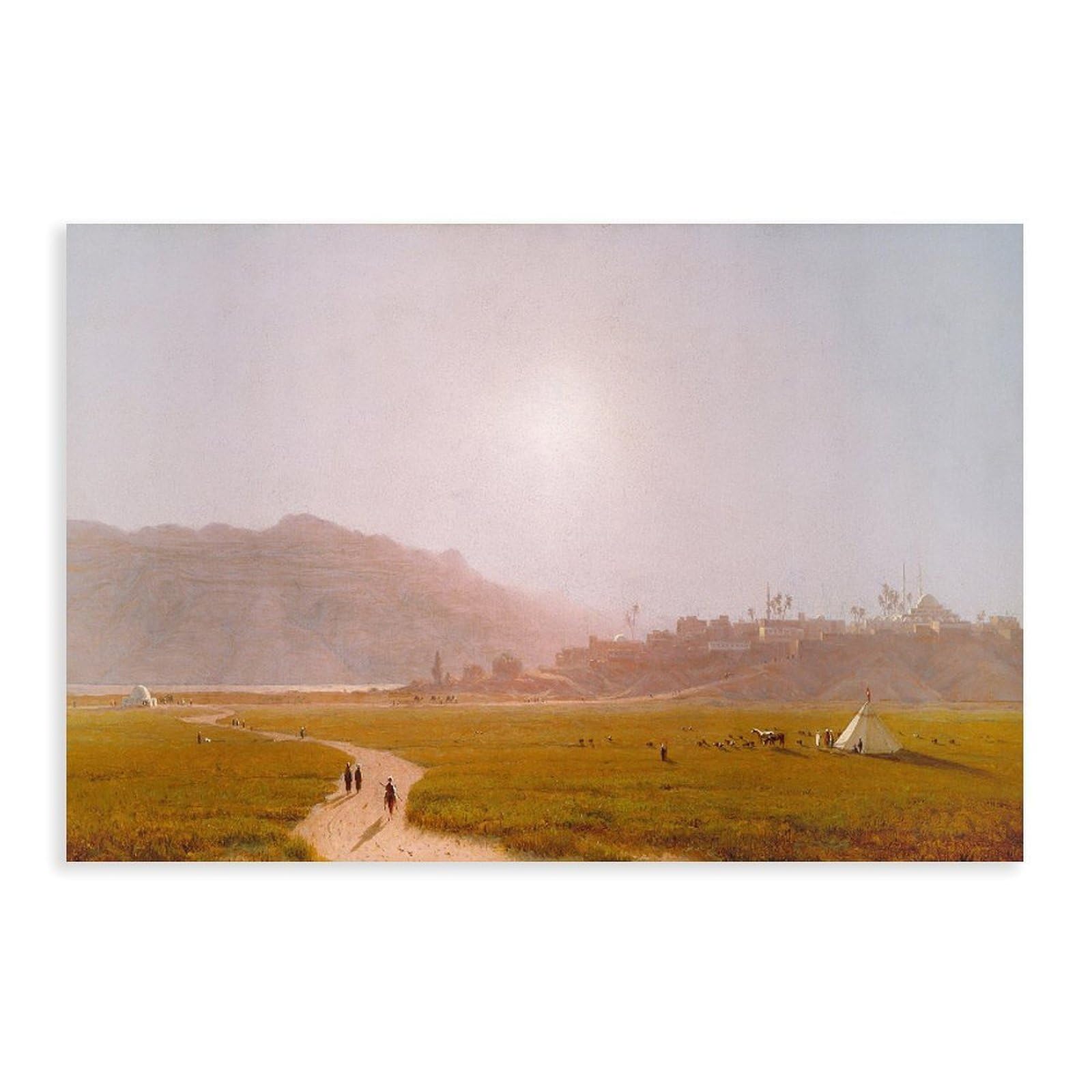 Dfjyjfgjj Sanford Robinson Gifford,Siout, Egypt Canvas Posters Wall Art Bedroom Office Room Decor Gift 20" L X 30" W