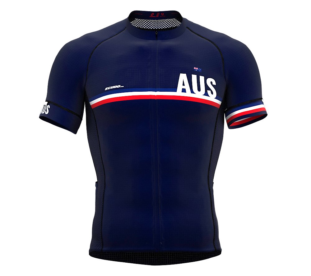 Australia Blue Code Short Sleeve Cycling PRO Jersey for Men - Size Medium