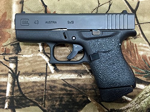 Tractiongrips Rubber Grip Tape Overlay for Glock 43 Pistols