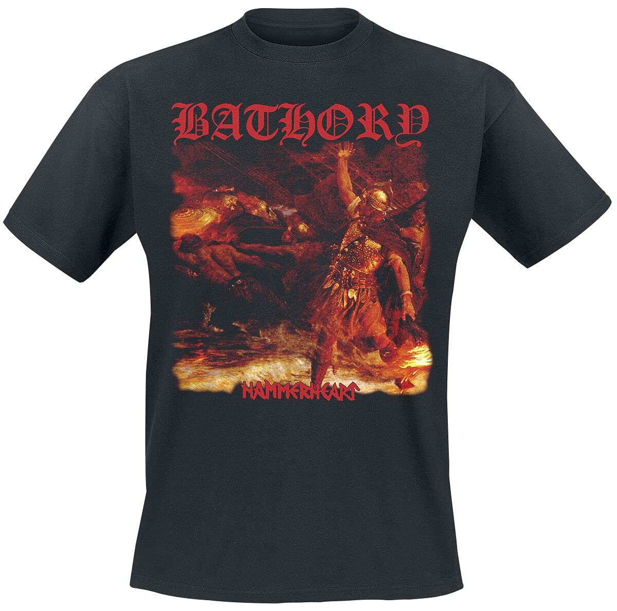Plastic Head Men's Bathory - Hammerheart T-Shirt Black PH5419L Large