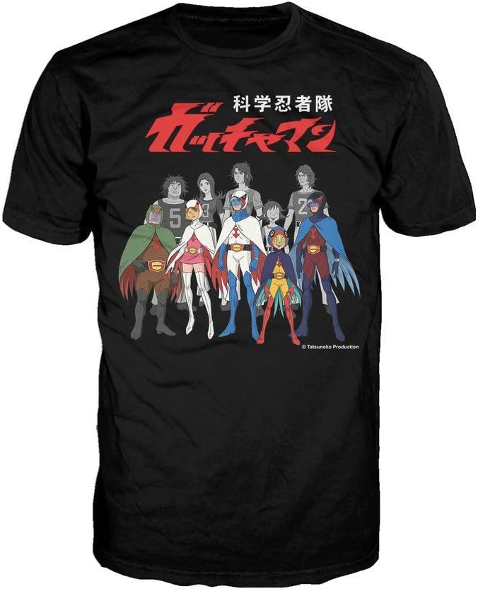 Gatchaman Men's Alter Ego Line-Up T-Shirt