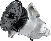 Vista 44 de Compresor de aire acondicionado AC para Ford Police Interceptor Utility 2013-2015, Ford Explorer 2011-2015, con embrague de A/C, compresor de CA