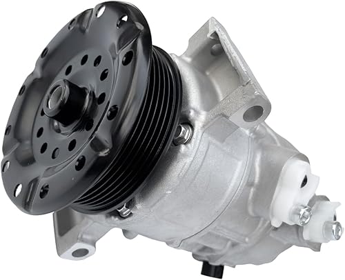 Miniatura 44 de Compresor de aire acondicionado AC para Ford Police Interceptor Utility 2013-2015, Ford Explorer 2011-2015, con embrague de A/C, compresor de CA