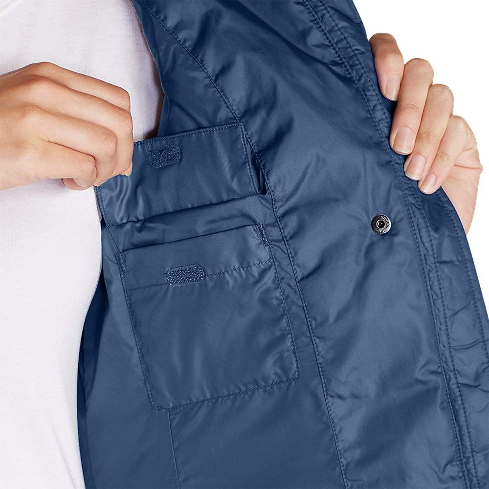 Eddie Bauer Women's Lodge Down Parka, Dusted Indigo Regular XL