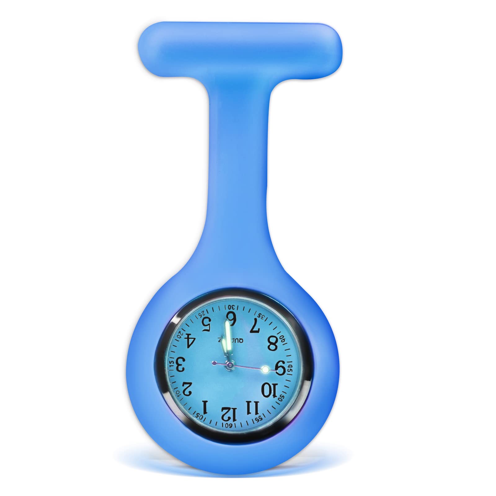 Montre De Poche Broche Pour Infirmière – Modèle Silicone Précis Et Résistant, Idéale Pour Le Travail En Milieu Médical