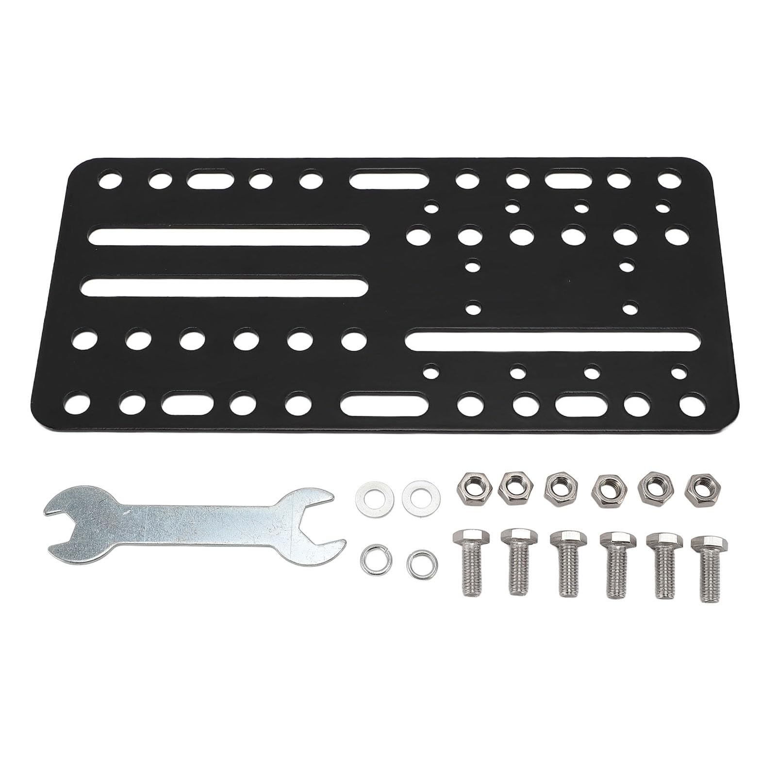 XUMIUZIY Desk Chair Mount Bracket Plate, USB Handbrake Plate Hole Adapter Plate for G25/27/29 T5004 Bit Pc USB Handbrake,SIM Racing Shifter,for G27 G29 Shifter,for TH8A Shifter,Etc