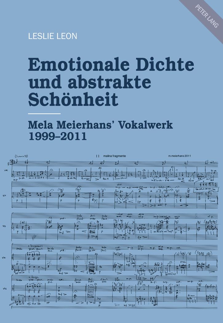 Mela Meierhans Vokalwerk prestige de la musique vocale 1999-2011