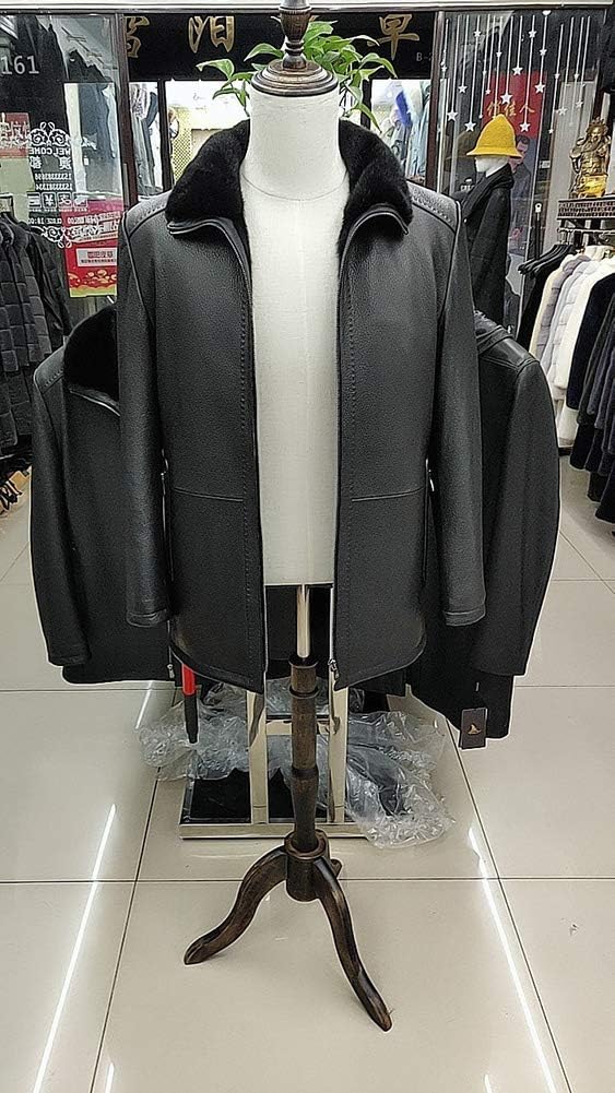 Male Mannequin Torso Body Dress Form with Wood Tripod Stand, Great for Clothing Tshirt Display ，Have an Arm-M