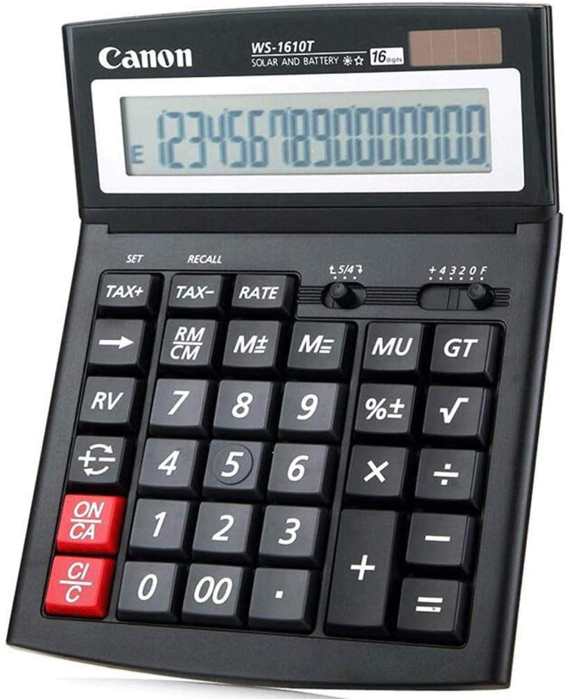 WXL Calculator Button Display Large Screen Dual Power Office Student Supplies Computer