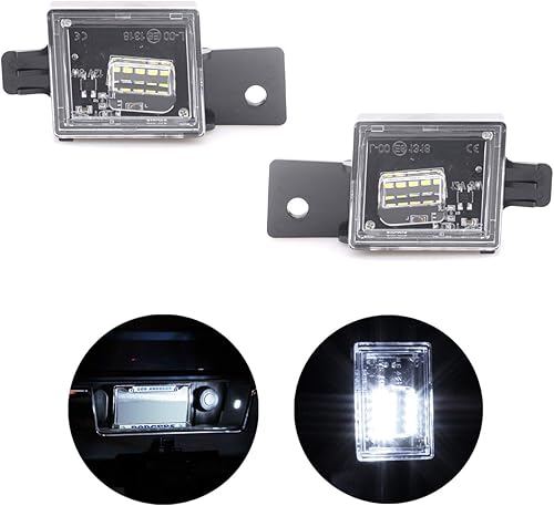Mallofusa 15SMD - Lámpara de repuesto LED para placa de matrícula para camioneta Chevy Colorado Silverado GMC Canyon Sierra 1500 2500HD 3500HD