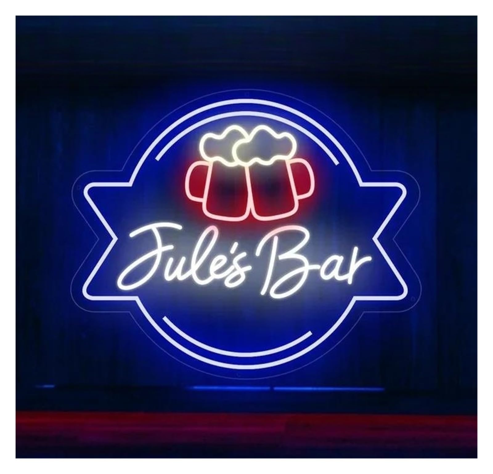 SHOUXI Sign Lamp Bar Beer Neon Sign Personalized Store Home Business Game Room Man Cave Club Pub Decorative Lights 38cm(B)