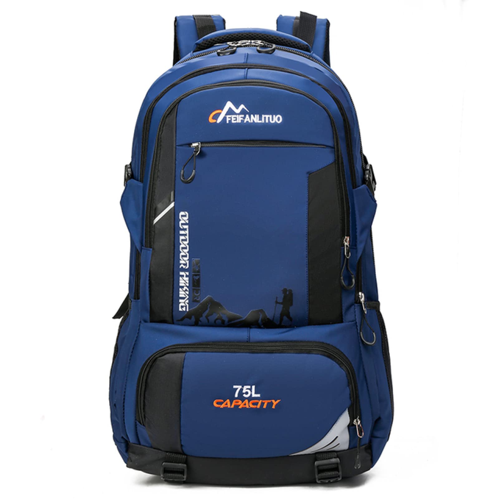 Mochila de senderismo al aire libre de 75L para hombre, mochila de viaje para acampar, escalada, deportiva, mochila escolar, paquete de trekking para hombres y mujeres