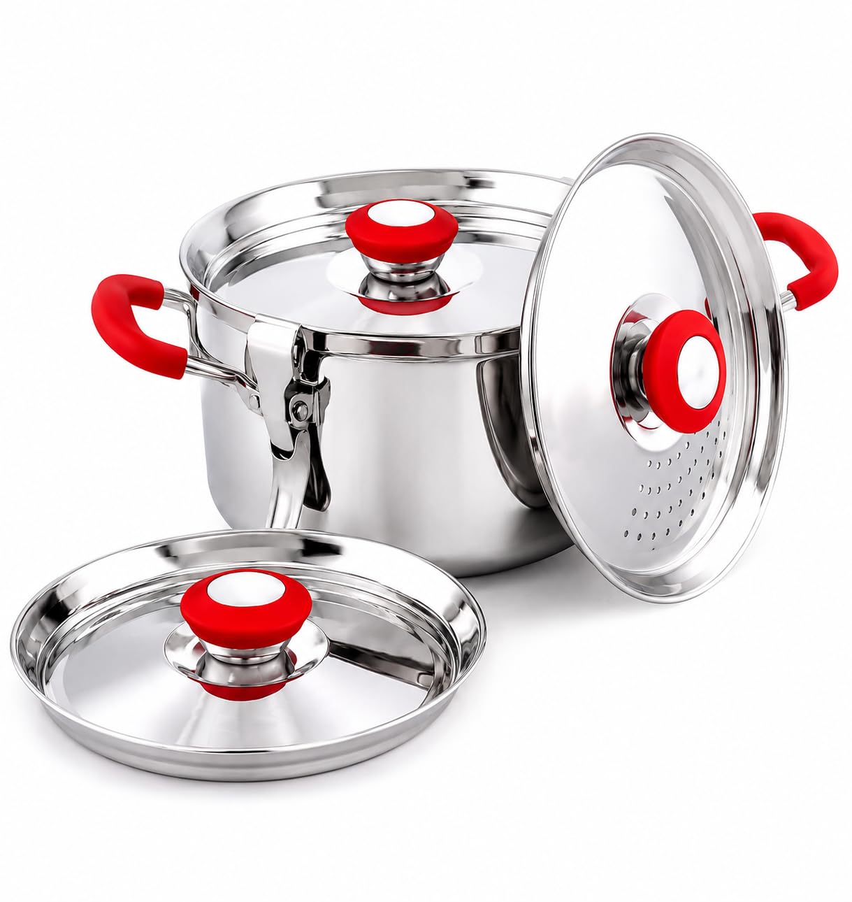 jayashri marketing annapathiram stainless steel cooking pot 6500ml | induction friendly, gas stove compatible