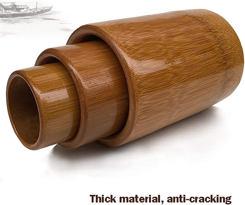 Cupping Therapy Set Bamboo Fire Cupping Chinese Cupping Therapy Set Various Sizes Physical Dehumidification 12PCS