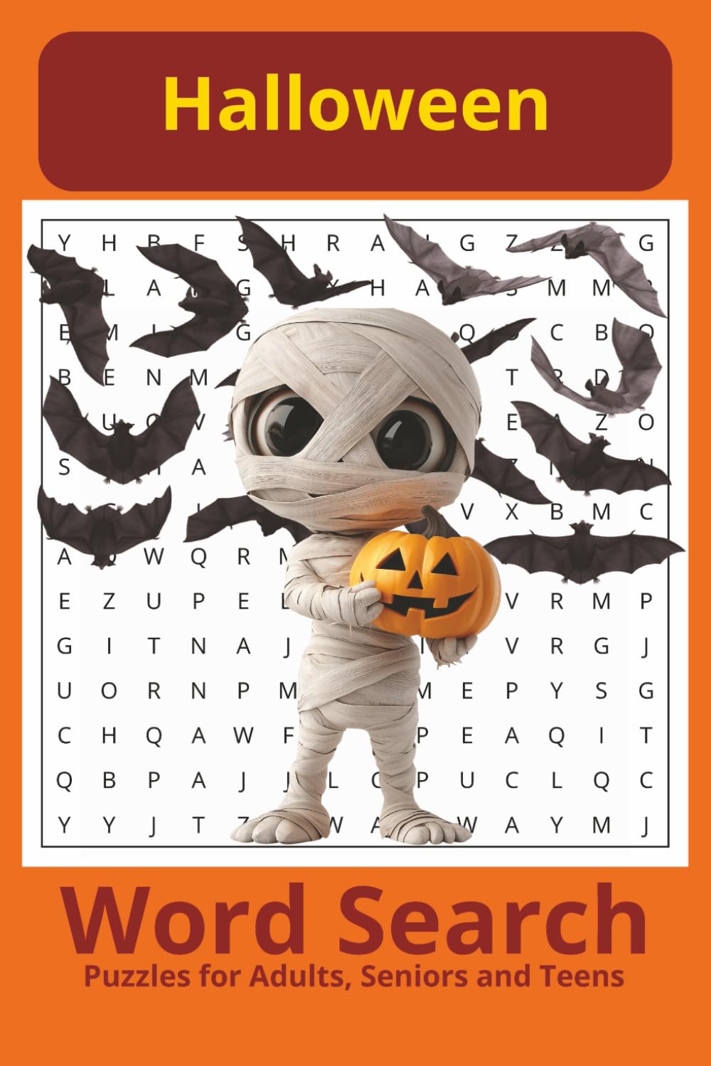 Halloween Word Search Puzzle Book:: Word Searches with Easy to Read print, about Halloween, Pumpkins, Ghosts, Witches and More | 6x9 inches, 110 pages ... (The Ultimate Holiday Word Search Series)