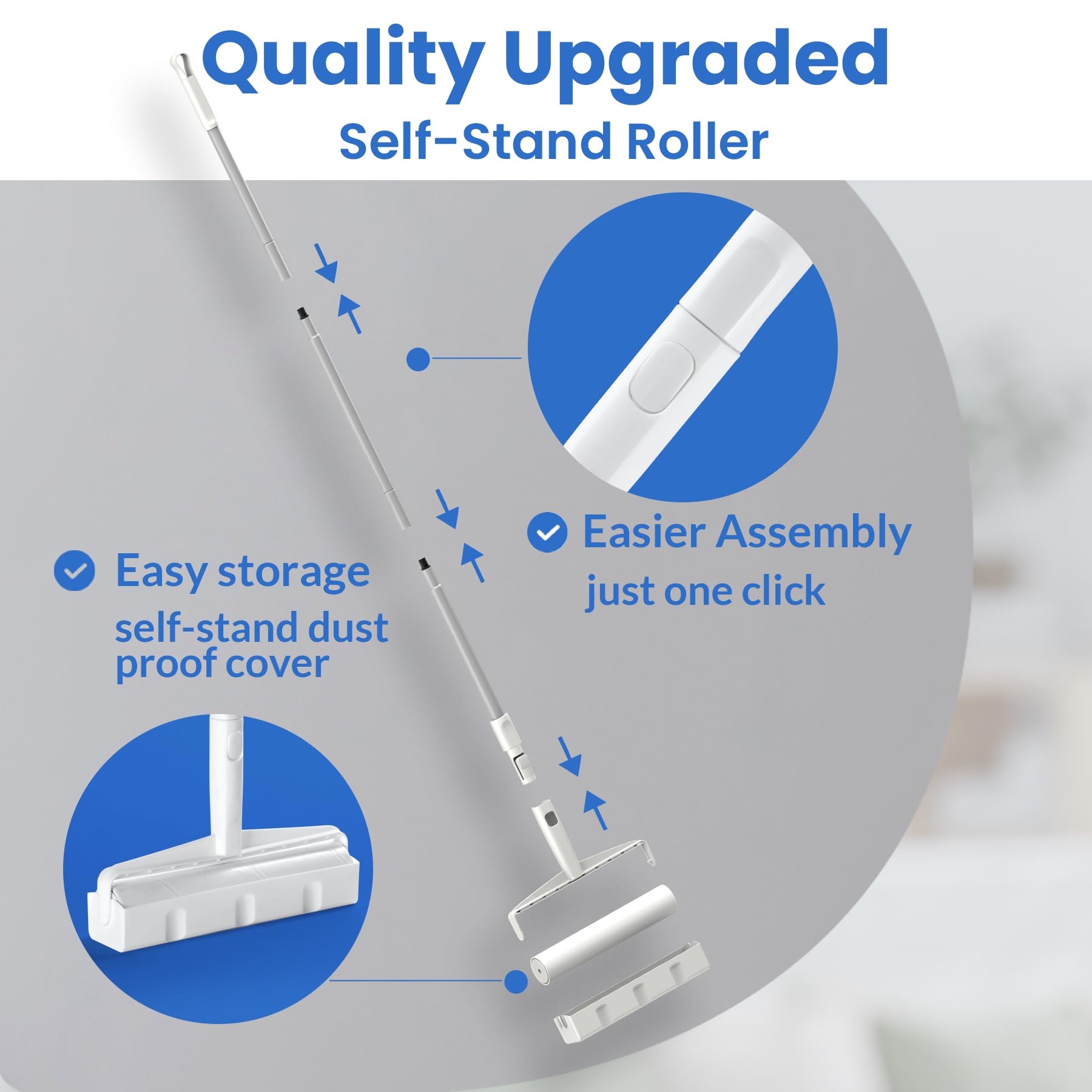 NOVA LINT REMOVER Lint Roller For Clothes Pet Hair Fur Remover From