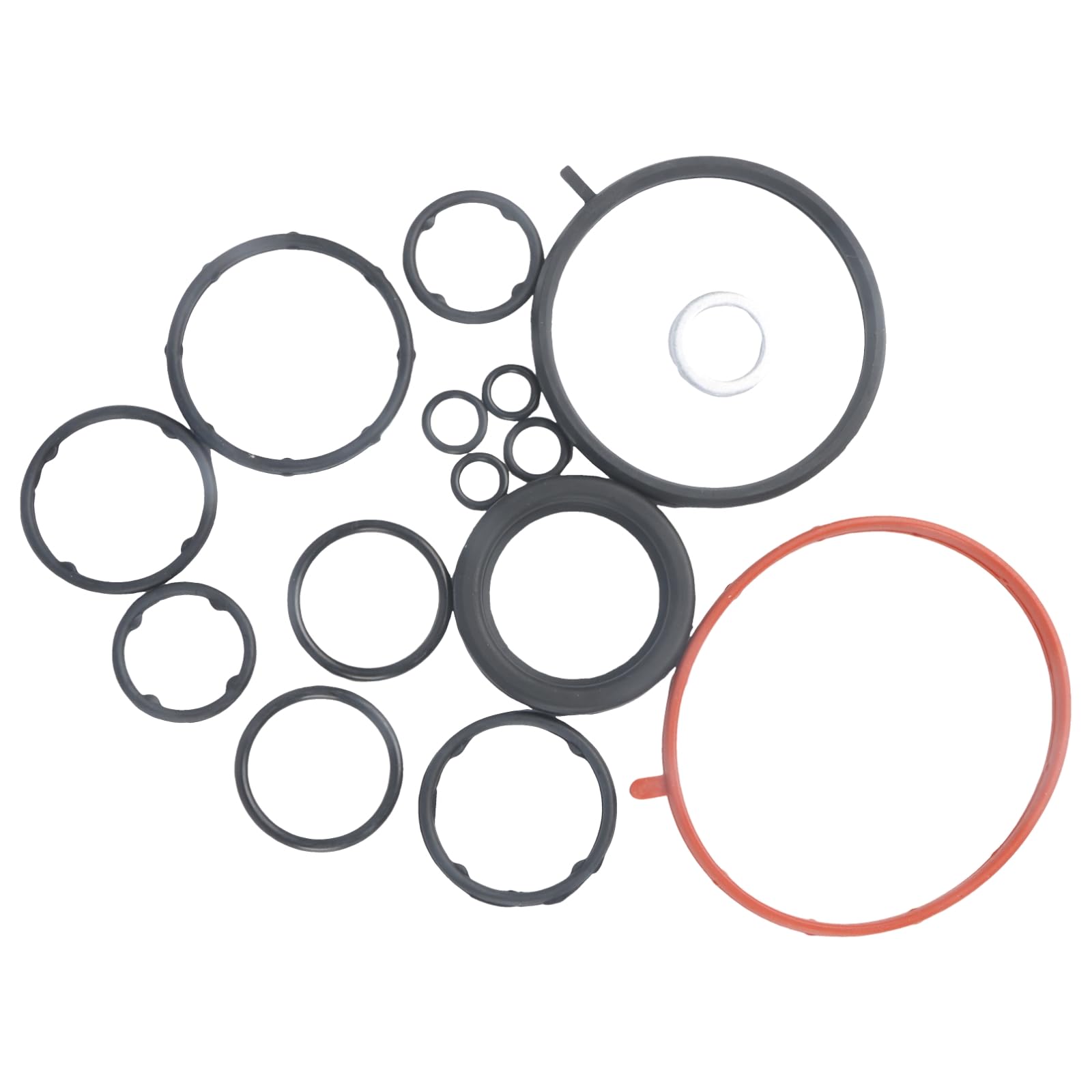 1 Juego de Kit de revisión del motor 20910-2BB03 28411-2B600 22443-2B800 22224-2B011 for accesorios de revisión de motores G4FD 1.6L
