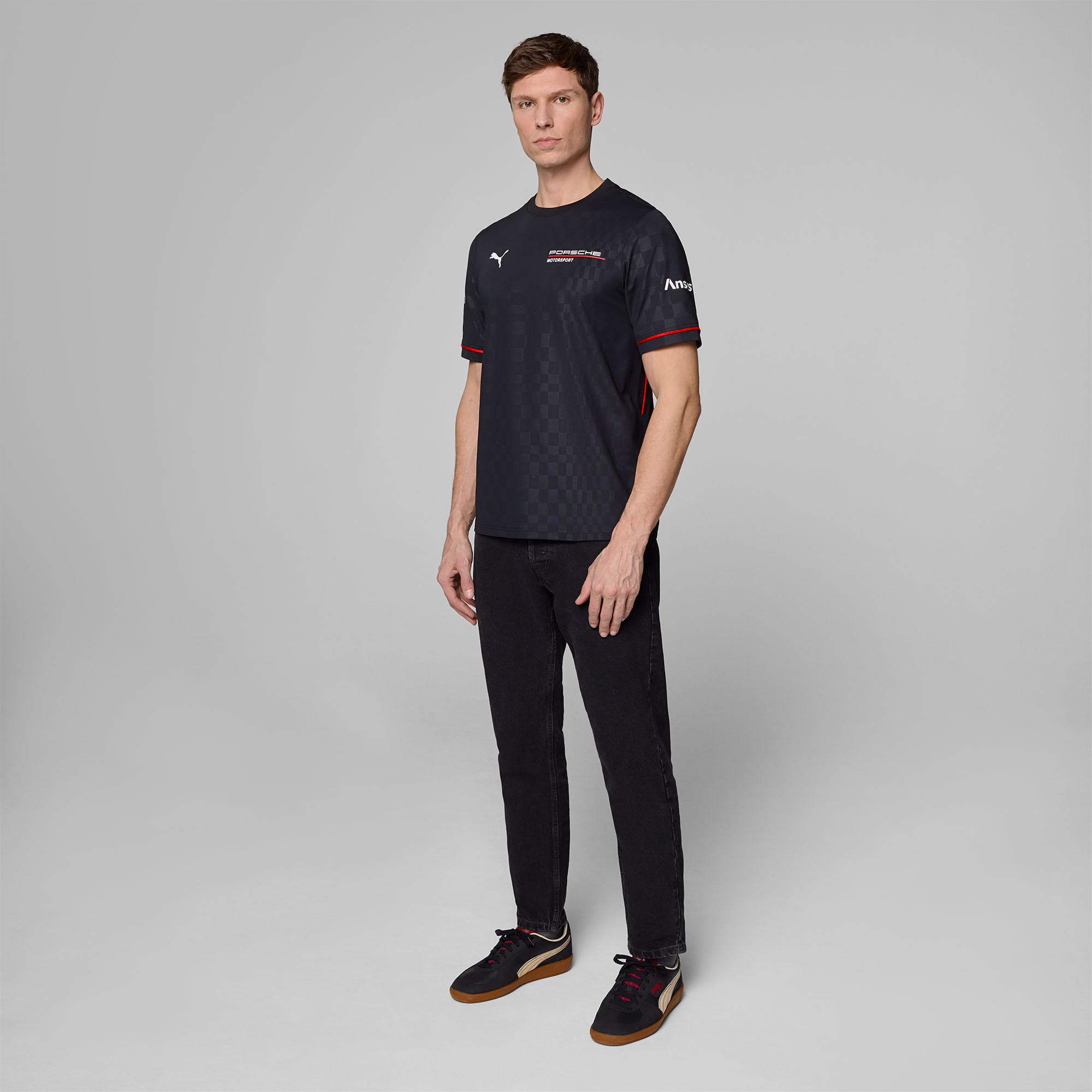 PUMA Porsche Motorsport T-Shirt del Team per Uomo - Nero