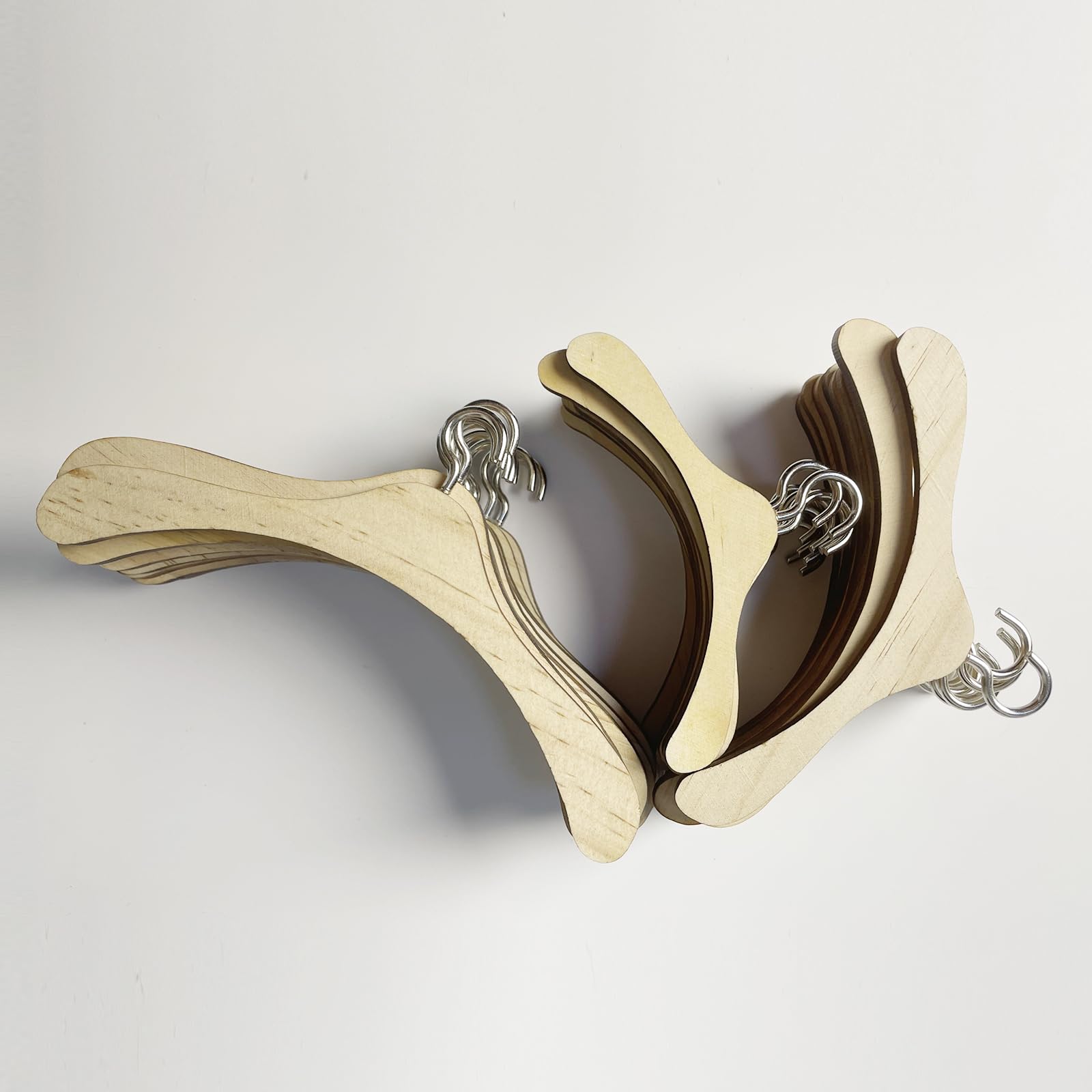 10 Appendini In Legno Per Bambole 12 Cm - Per Casa Bambole, Scale 1/3, Design Naturale E Sicuro - Foto 11