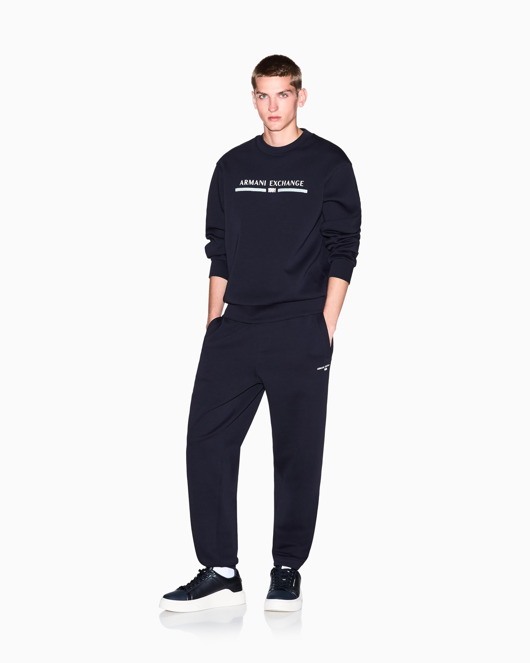 Armani Exchange - Scrunch Bottom Jogger, Pantaloni Uomo