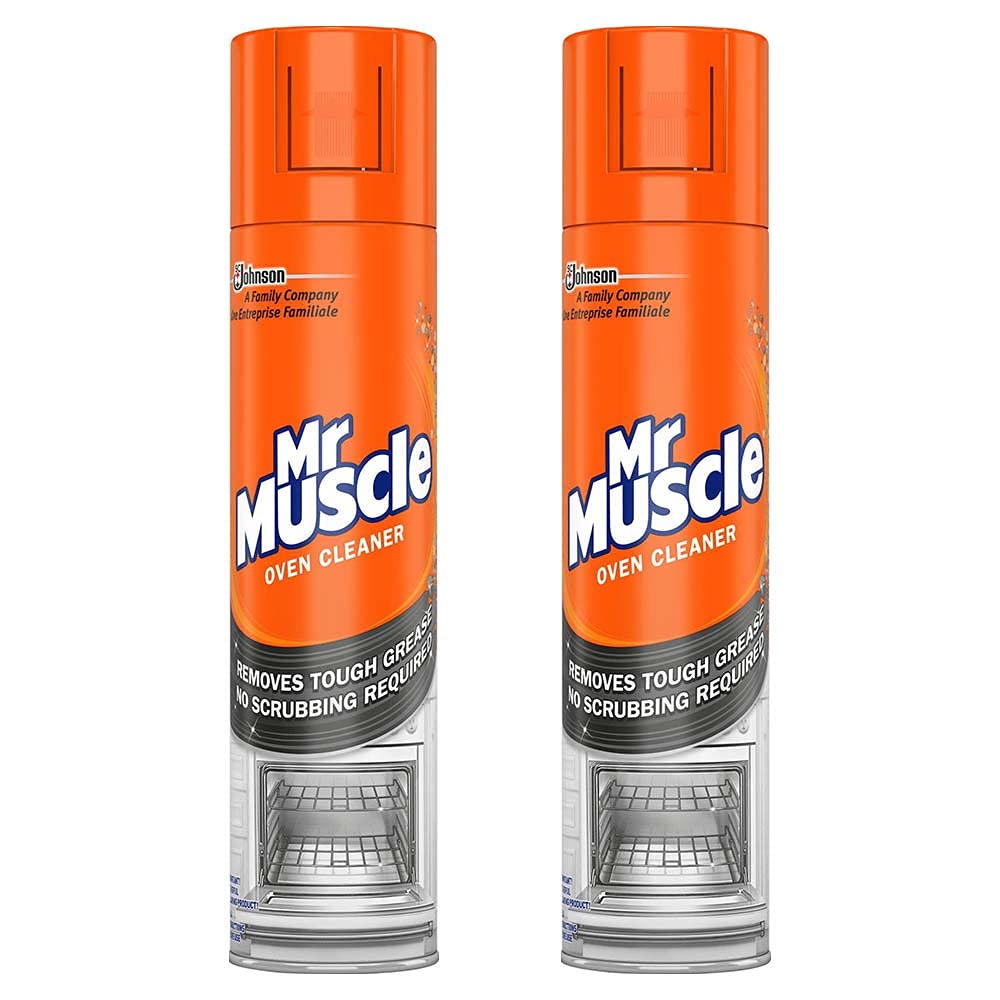 Mr. Muscle 2 X Oven Cleaner, Powerful Cleaning Action, 300Ml