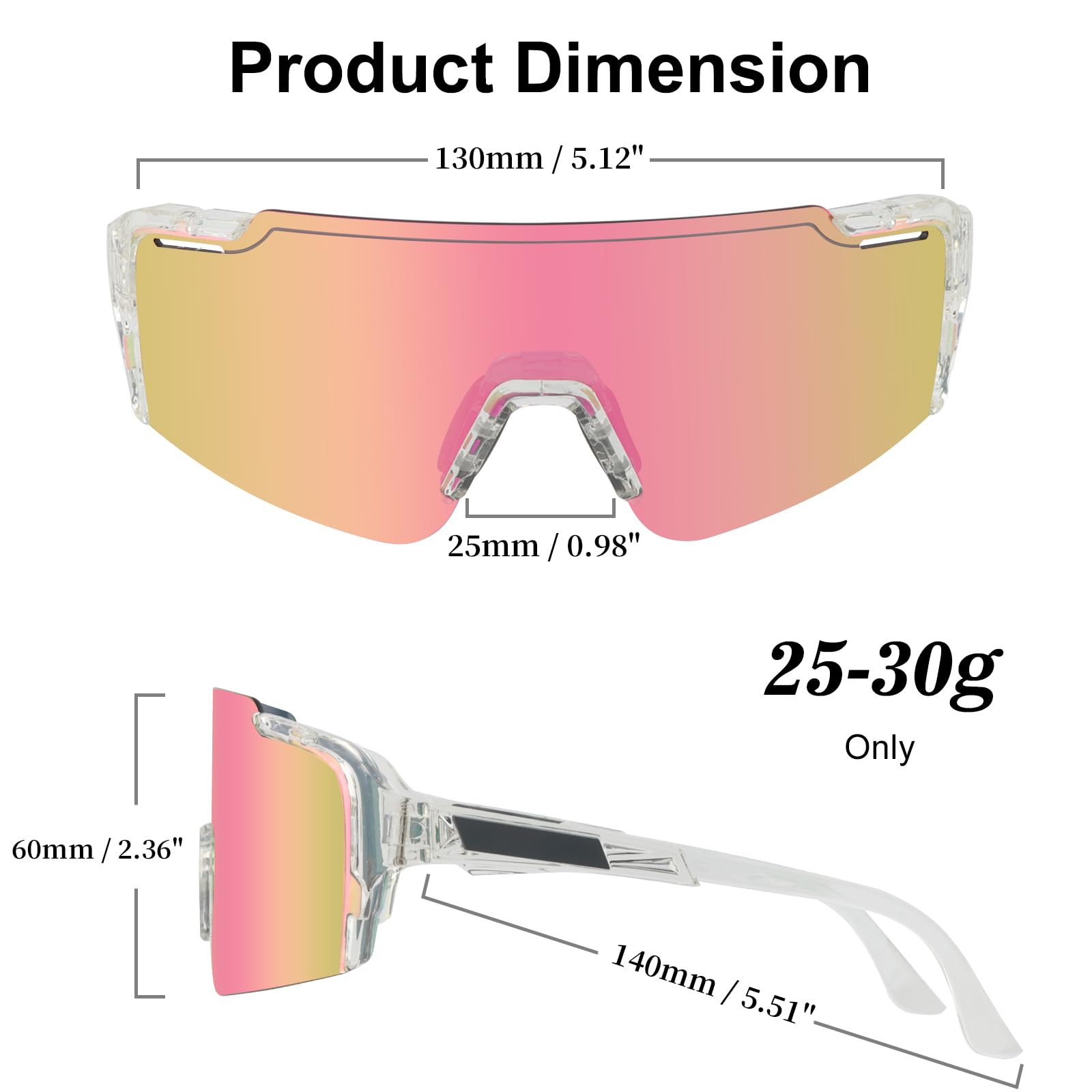 Gafas Running Hombre Gafas De Sol Deportivas Polarizadas De Torege