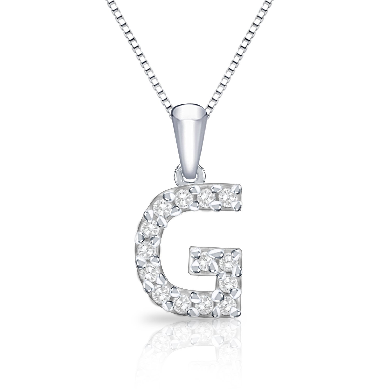 Diamond Wish 14k Diamond Initial Necklace