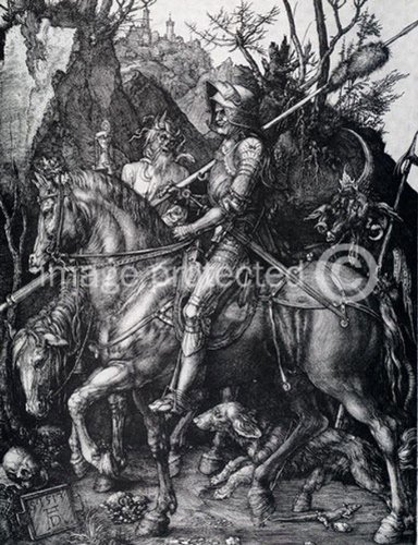 American Gift Services Albrecht Durer Knight Death and The Devil Giclee Fine Art Print 24x36