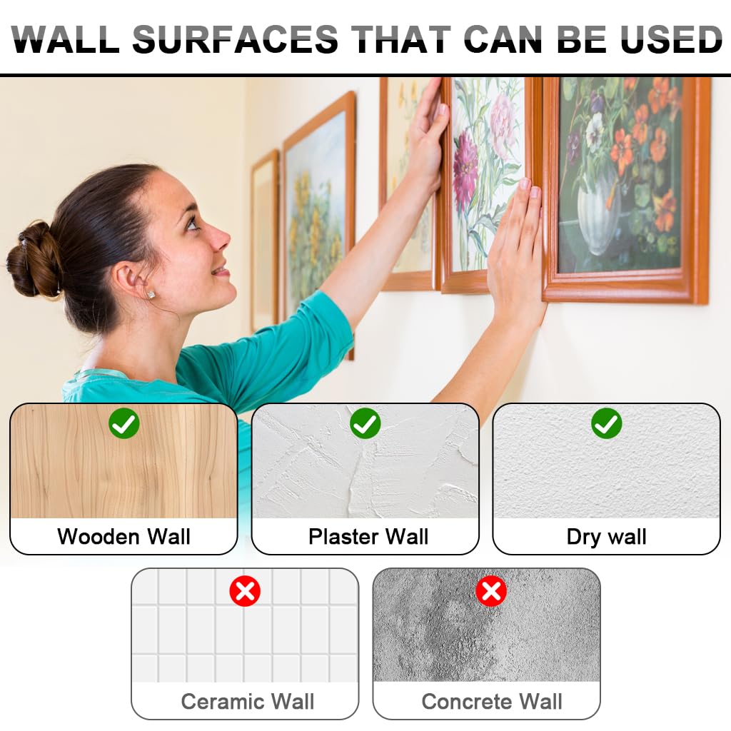 HASTHIP® 251Pcs Picture Frame Hanging Kit with Screwdriver — Amazon image 4
