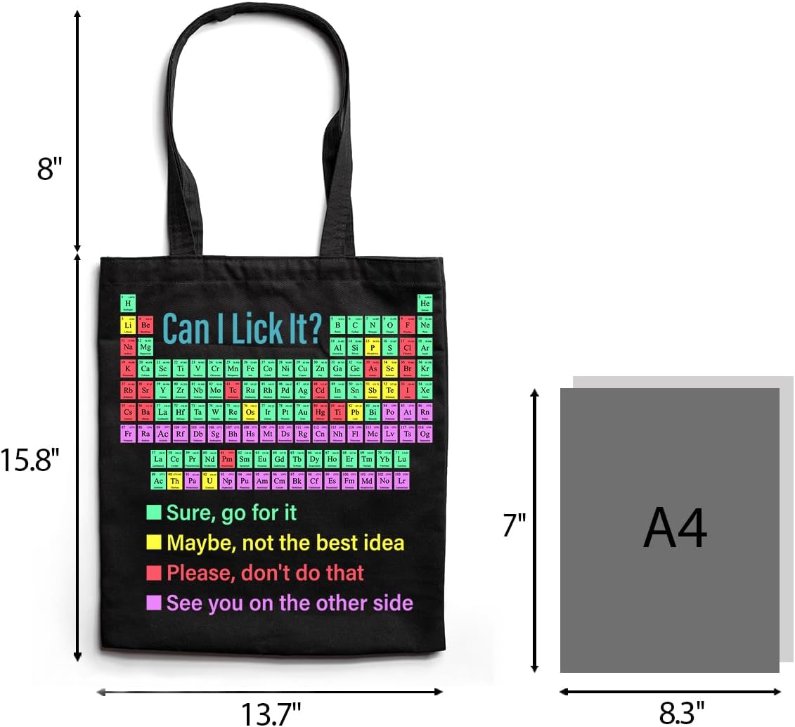 Teacher Gifts Tote Bag for Women Teacher Graduation Birthday Christmas End of Year, Double-Sided Print Bag image 3