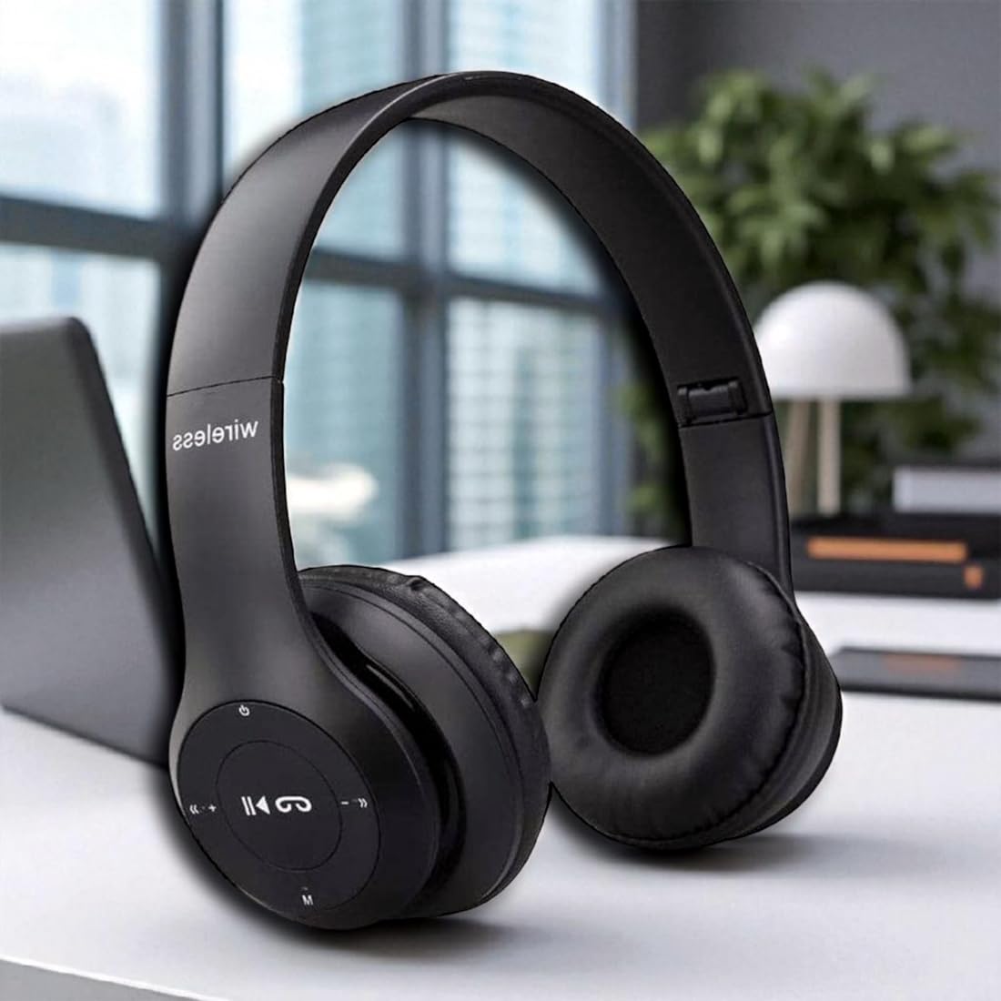Casa Tech Wireless Bluetooth Headphone Lightweight, Foldable & Travel Friendly Hands-Free Calling Headphone-image-7