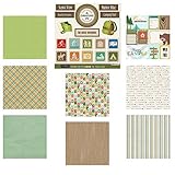 Scrapbook Customs Themed Paper and Stickers Scrapbook Kit, Camping