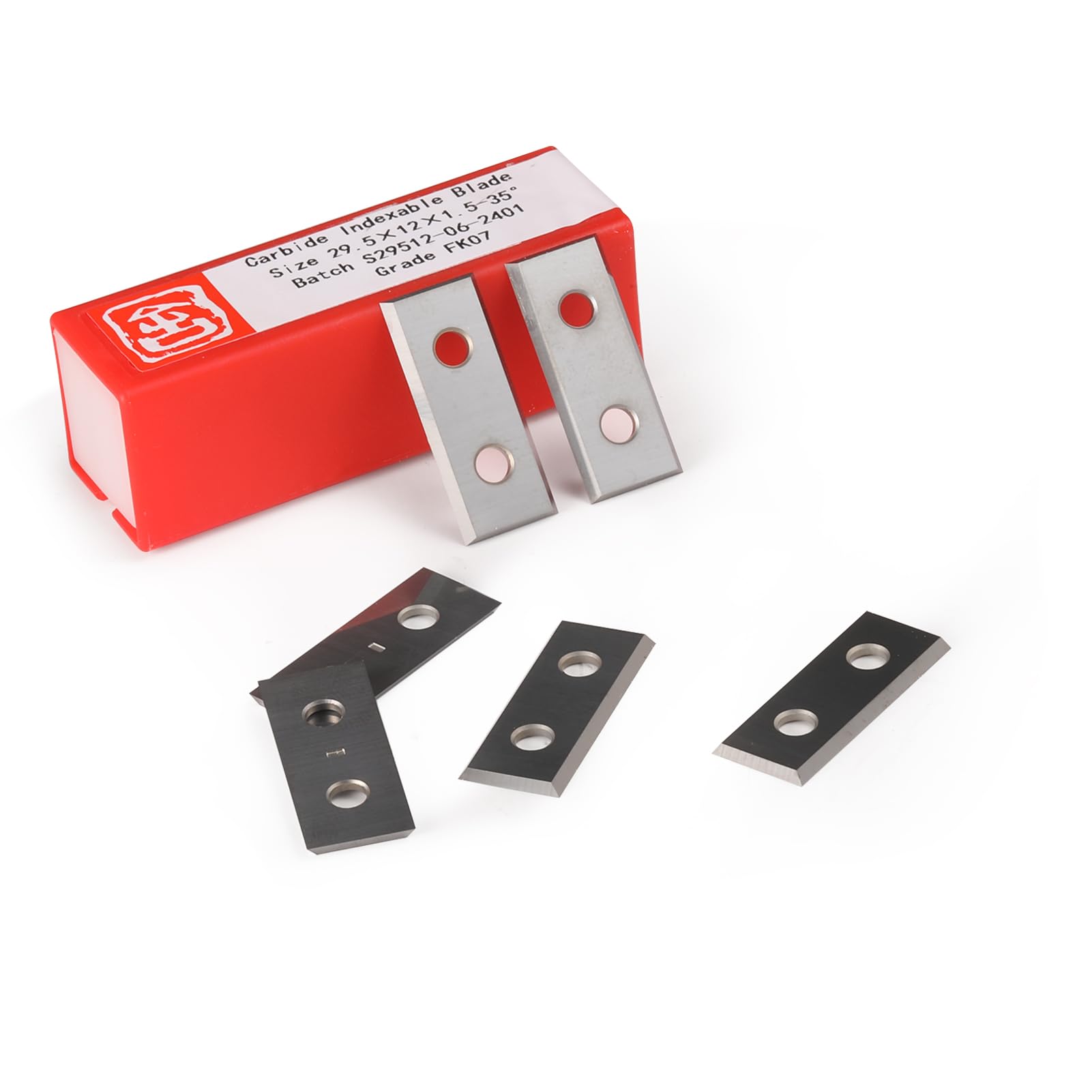 Lot 10 Lames Réversibles Carbure Tungstène 30x12x1.5 Mm - 2 Tranchants - Pour Fraises à Affleurer - Qualité Pro