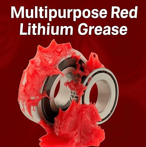 Miniatura 4 de Grasa multiusos de litio rojo NLGI 2 - (3) barriles de 120 lb