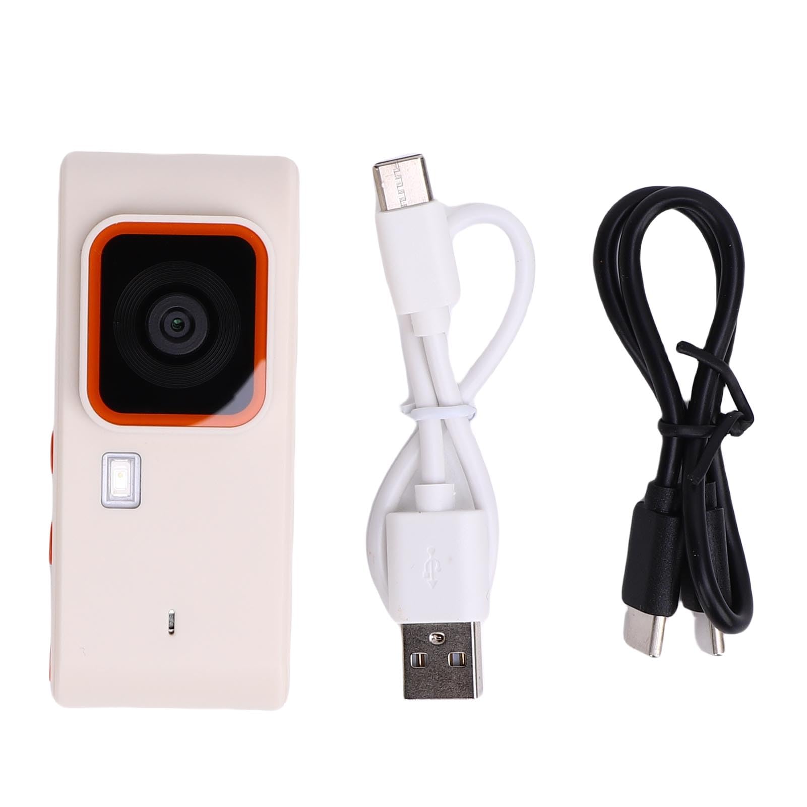 Generic Camera CCD Vintage, Fotocamera Digitale FHD 1080p Screen da 1,47 Pollici per Principianti per Selfie Fotografie di Viaggio (WHITE)